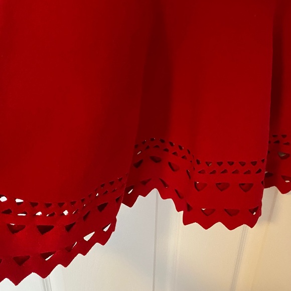 Ann Taylor Vibrant Red Mini Dress - Picture 4 of 7